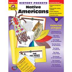 History Pockets Native Americans By Evan-Moor