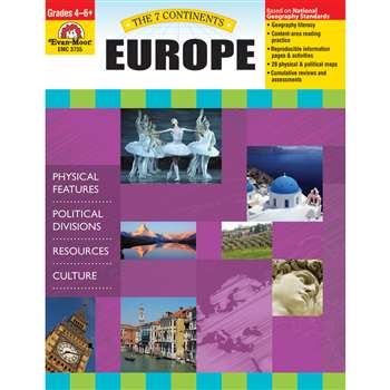 7 Continents Europe By Evan-Moor