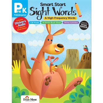 Smart Start Sight Words Gr Prek & High-Frequency W, EMC9287