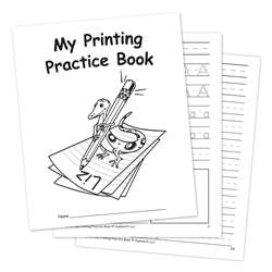 My Own Printing Practice Book By Edupress