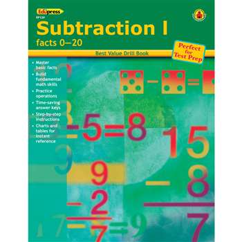 Subtraction 1 Facts 0-20 By Edupress