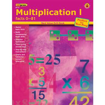 Multiplication 1 Facts 0-81 By Edupress