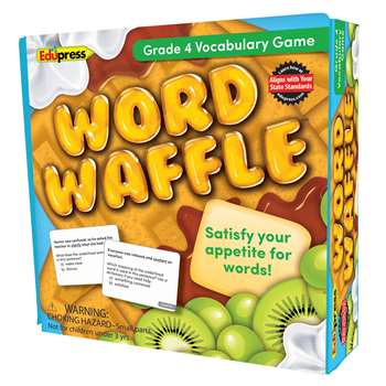 Word Waffle Game Gr 4, EP-2095