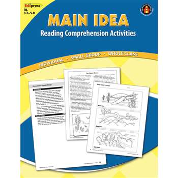 Main Idea Comprehension Book Blue Level By Edupress