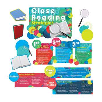 Close Reading Strategies Bulletin Board Set, EP-237