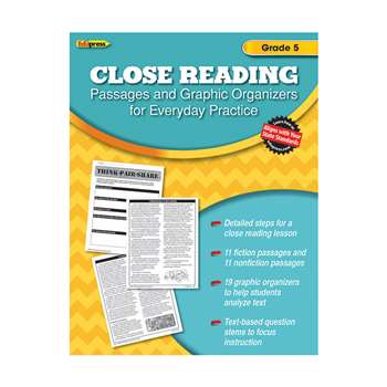 Close Reading Practice Book Gr 5, EP-2563