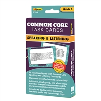 Common Core Task Cards Speaking & Listening Gr 5, EP-3368