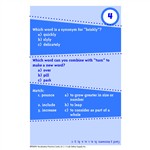 Brain Blasters Vocabulary Practice Cards Gr 5 By Edupress