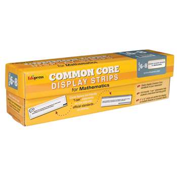 Gr 6-8 Common Core Display Math Strips, EP-3653