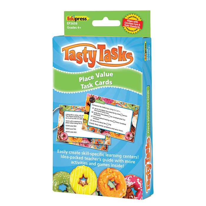 Math Tasty Task Cards Place Value, EP-3658