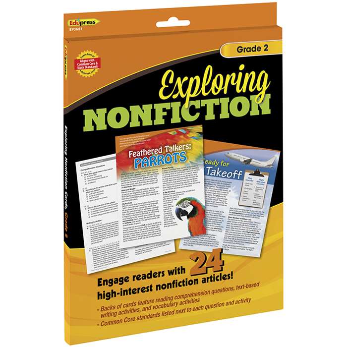 Exploring Nonfiction Cards Gr 2, EP-3681