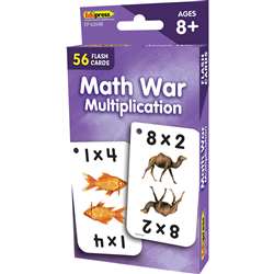 Math War Multiplication Flash Cards, EP-62048