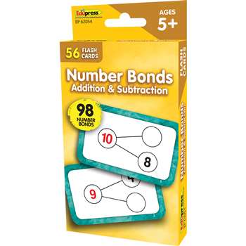 Numbr Bonds Add&Subtract Flash Crds, EP-62054