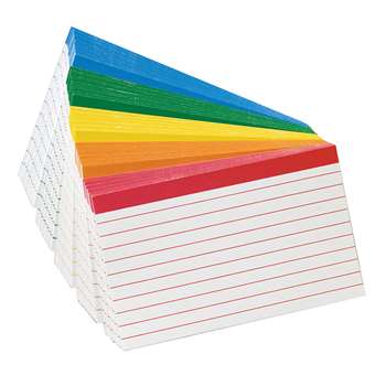 Oxford Color-Coded Index Cards 3X5 By Esselte