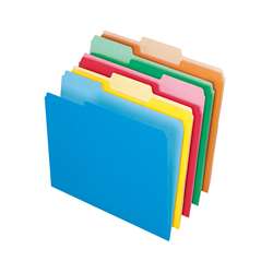 Oxford 100Ct Assort Color Top File Folders By Esselte