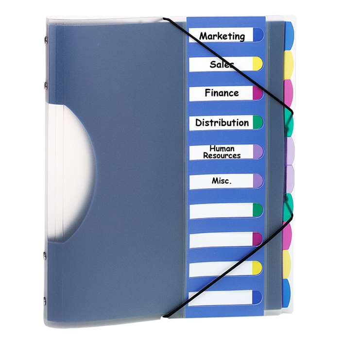 Pendaflex Pilesmart Desk Top 10 Tabs Organizer Assorted Colors By Esselte