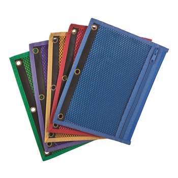 Oxford Zipper Mesh Binder Pockets 10 1/2 X 7 1/2 By Esselte