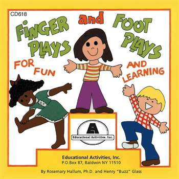 Fingerplays & Footplays Cd By Educational Activities