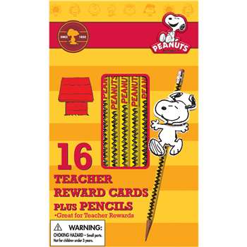 Peanuts Snoopy Way To Go Pencils W/ Toppers, EU-610134