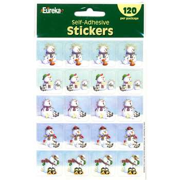 Snowmen Theme Stickers By Eureka