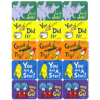 Dr Seuss Success Stickers By Eureka