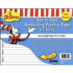 Dr Seuss Hat To Feet 100Sht Handwriting Practice Paper By Eureka