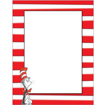 Dr Seuss The Cat In The Hat Computer Paper By Eureka