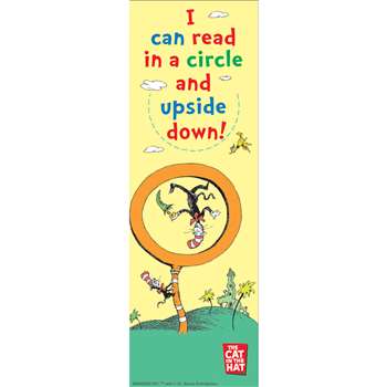 Dr Seuss I Can Read In A Circle And Upside Down Bookmarks By Eureka