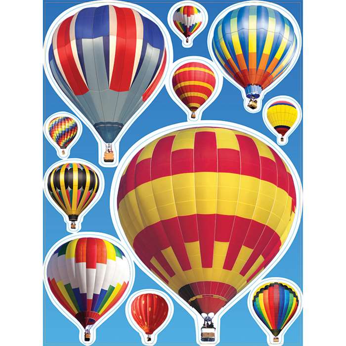 Hot Air Balloons Window Clings By Eureka