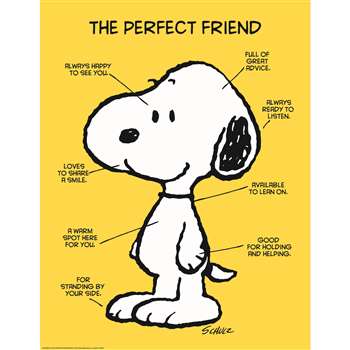 Peanuts The Perfect Friend 17X22 Poster, EU-837039