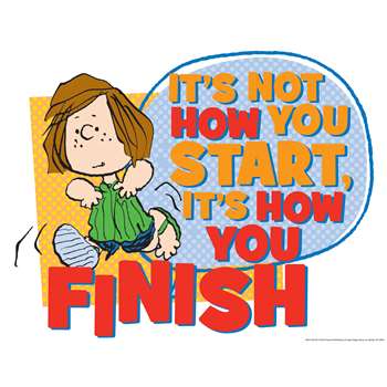 Peanuts How You Finish 17 X 22 Posters By Eureka