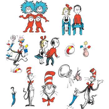 Cat In The Hat Characters 2 Sided Decorating Kit By Eureka