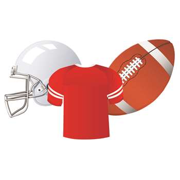 Football Assorted Cut Outs By Eureka