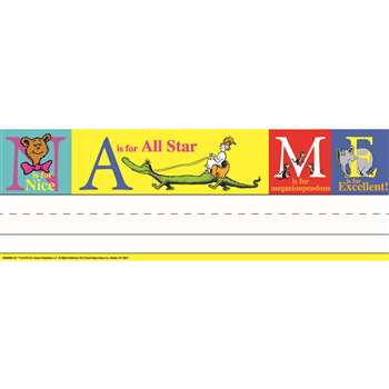 Shop Dr Seuss Abc Tented Name Plates - Eu-843509 By Eureka