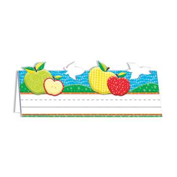 Color My World Tented Apple Name Plates, EU-843761