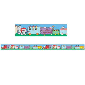 Dr Seuss If I Ran The Circus Trains Deco Trim, EU-844913