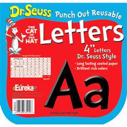 Shop Dr Seuss Punch Out Deco Letters Blk - Eu-845033 By Eureka