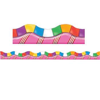 Candy Land Dimensional Look Extra Wide Die Cut Deco Trim By Eureka