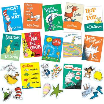 Seuss Books Mini Bulletin Board Set By Eureka