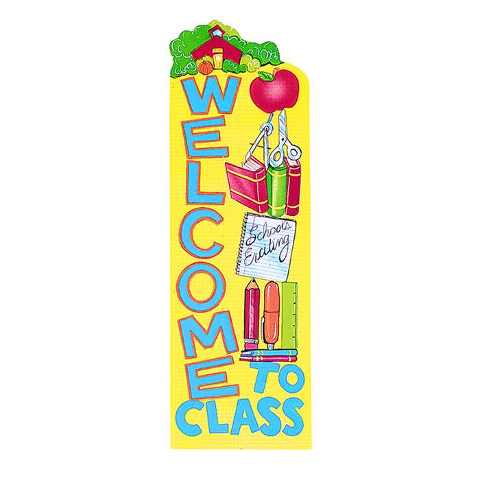 Banner Welcome To Class 12 X 45 Vertical By Eureka