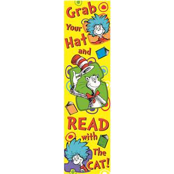 Shop Dr Seuss Grab Your Hat Vertical Banner - Eu-849033 By Eureka