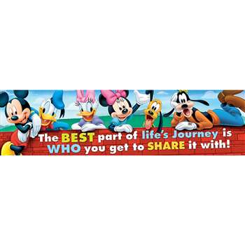 Mickey Friendship Classroom Banner, EU-849037