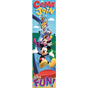 Shop Mickey Mouse Clubhouse Come Join The Fun Vertical Banner - Eu-849039 By Eureka