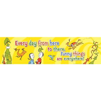 Dr Seuss One Fish Two Fish Banner Horizontal, EU-849444