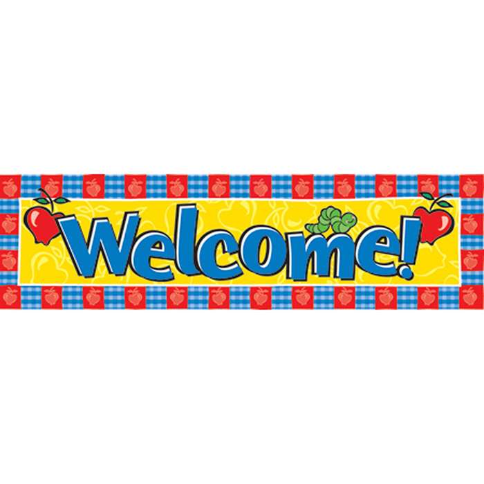 Banner Welcome Horizontal 45 X 12 By Eureka