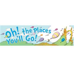 Dr Seuss Oh The Places Balloons Classroom Banner By Eureka