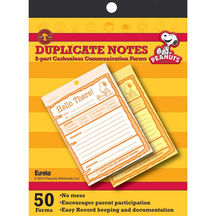 Peanuts Hello There Duplicate Notes, EU-863203