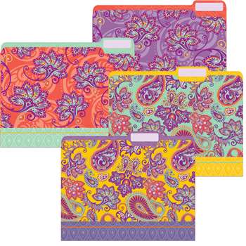 Positively Paisley File Folders, EU-866432