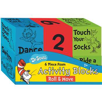 Dr Seuss Foam Activity Blcks Roll & Move Manipulat, EU-867568