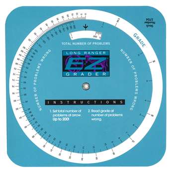 E-Z Gr Circular Long Ranger Score Up To 200 Questions By E-Z Grader